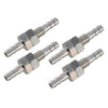 Various Models Bulkhead Fitting Hose Barb Male Thread Connector Adapter 4 x