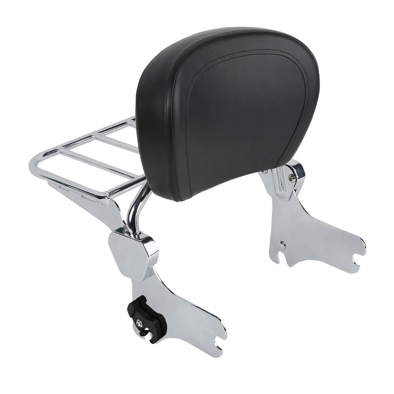 Harley Touring Chrome Sissy Bar Luggage Rack Docking Kit (1997-2008)