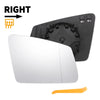Mercedes-Benz S / C / E-Class Right Side Heated White Mirror Glass