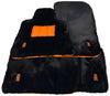 Rolls Royce Shadow - Orange Leather Sheepskin Floor Mats
