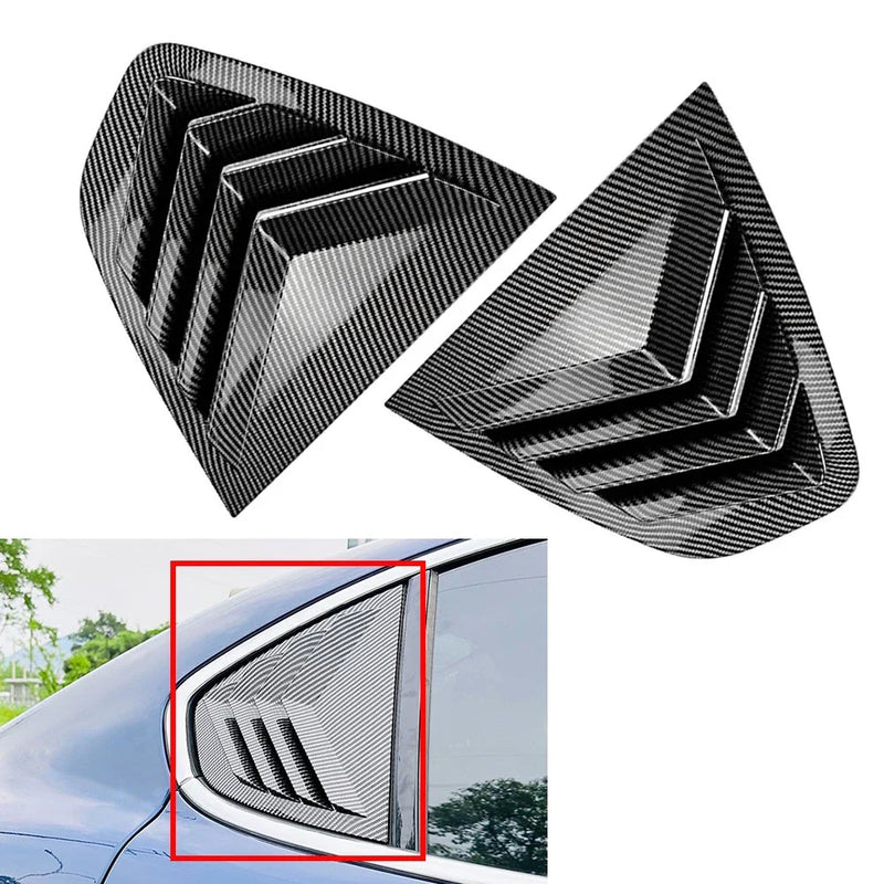 Alfa Romeo Giulia Carbon Fiber Rear Window Louver Cover (2015-2024)