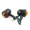 Harley Cafe Racer Bobber Chopper Black Motorcycle Turn Signal Lights