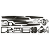X1 E84 Carbon Fiber Trim Decal (2010–2015)