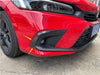 Honda Civic Sedan Front Fog Light Eyelid Carbon Fiber Cover Trim (2022-2023)