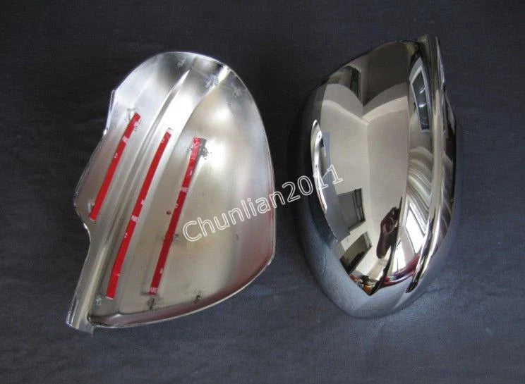 2009-2012 MAZDA 2 & MAZDA 6 Chrome Side Mirror Covers (2 pcs)