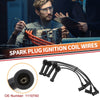 Ford Fiesta V 1.4 16V 4 x Spark Plug Wire Ignition Coil Cables (2008-2017)