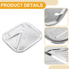 Chevy Trax Chrome Silver Fuel Tank Door Cap (2019-2025)