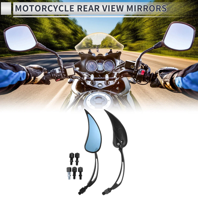 M8 / M10 Motorcycle Rear View Mirror / 1 Set / Handlebar Mirror