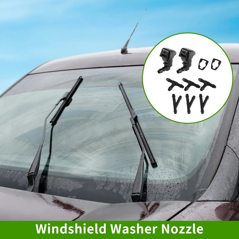 Ford Windshield Washer Nozzle w/ Hose Connector