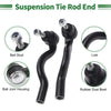 Dodge Durango 4pcs Front Suspension Kit Outer Tie Rod Ends & Sway Bar Links