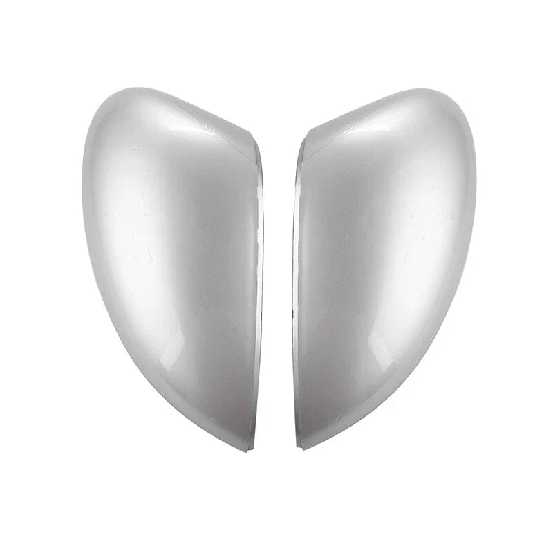 Ford Fiesta Silver LH+RH Door Side Rearview Mirror Cover Caps (2011-2017)