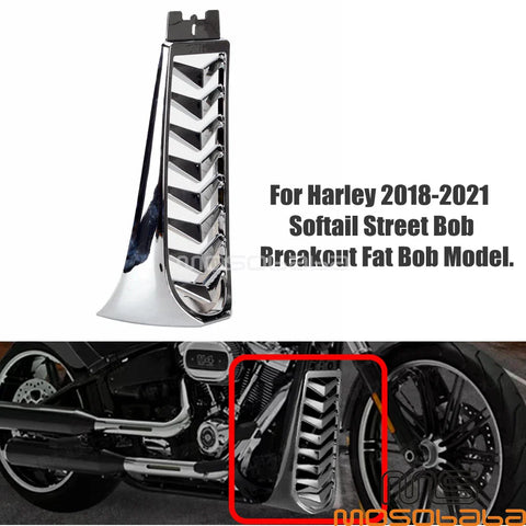 Softail Street Bob Fat Bob Chin Spoiler Radiator Guard (2018-2020)