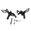 Suzuki Hayabusa GSX1300R (1999-2008) Black Rearset Foot Pegs
