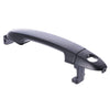 Hyundai Santa Fe Black Front Right Outer Door Handle with Keyhole (2005-2012)