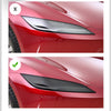 Tesla Model 3 Headlights Smoke Paint Vinyl Tint Wrap Film (2023–2024)