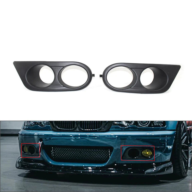 BMW E46 M3 2-Door Front Fog Light Covers (2001-2006)