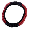 Universal Cars 15" Black Leather Steering Wheel Cover
