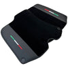Ferrari Portofino 2018-2023, Leather, AutoWin Brand Black Floor Mats