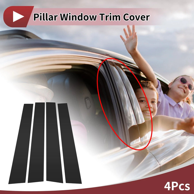 Toyota 4Runner 4 Pcs Car Door Pillar Window Trim (2010–2023)