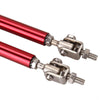 Dodge Charger Red Adjustable Bumper Lip Splitter Strut Rod Tie Support Bar