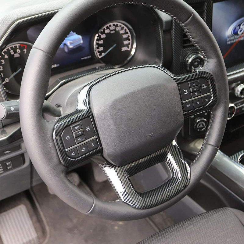 Ford F-150 Carbon Fiber Steering Wheel Inner Trim (2021-2022)