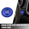 Jeep Cherokee Blue Engine Start Stop Button Cover Trim Kit