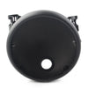 Harley Motorcycle Matte Black 7" LED Headlight Shell w/ Bracket