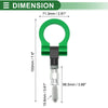 Ford Focus (1998-2025) - Aluminum Alloy Green Front Rear Tow Hook 15.6mm