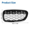 BMW 528i 535i 550i xDrive F10 Black Front Hood Bumper Grille
