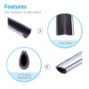 16.4FT Chrome Car Door Edge Guard Molding Trim Protectors