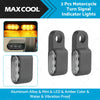 Mini LED Motorcycle Turn Signal Indicator Amber Light