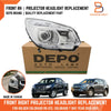 Holden Colorado Ute RG RH Projector Headlight Assy (2012-2015)