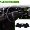 Toyota Camry 2017-2024 Sun Protector Black Blue Dashboard Cover Mat