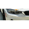 BMW F32 F33 F36 F80 F82 2 x Carbon Fiber Headlight Trims (2012-2018)
