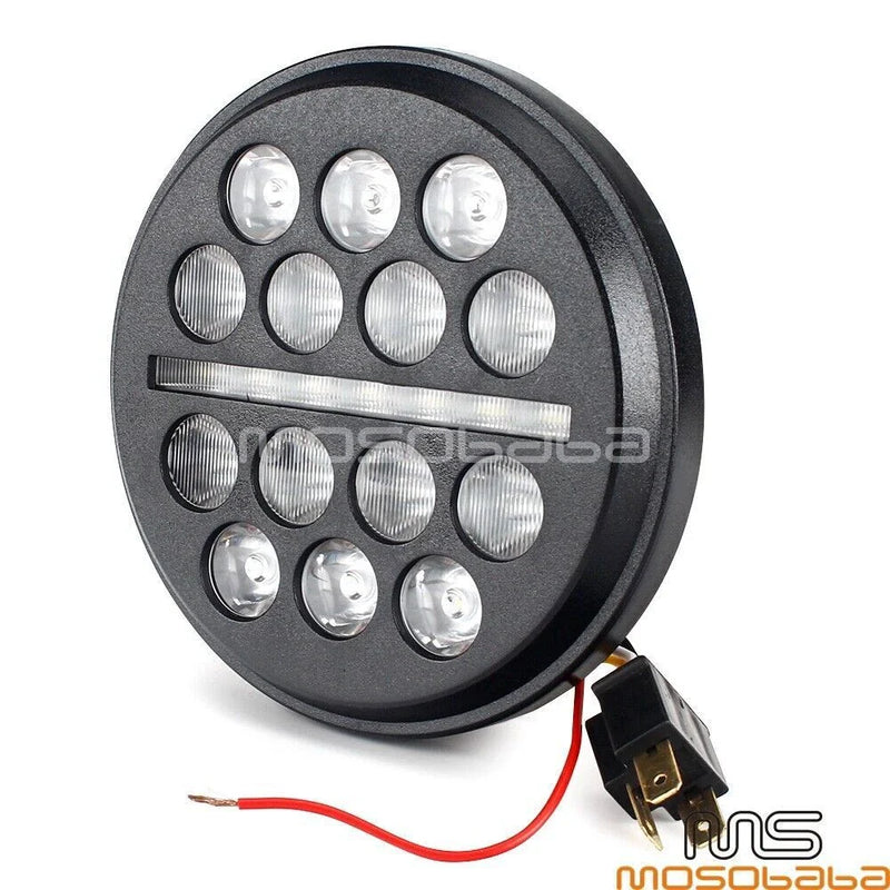 Harley Low Rider FXRS Road King FLHR Softail 5.75'' LED Headlight (1984-2023)
