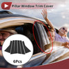 Nissan X-Trail / Rogue 2021-2022 Black Door Pillar Window Trim