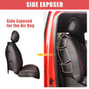 Ford F-150 Crew Cab 5 x Black Red Front Rear Seat Covers (2009-2023)