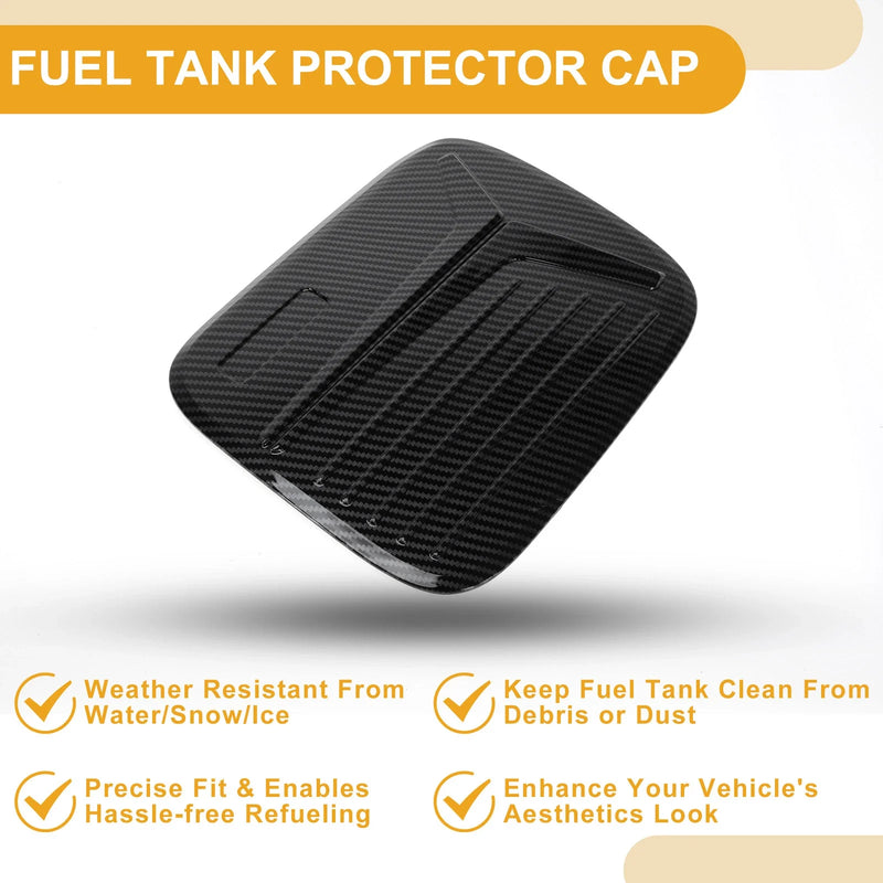 Mitsubishi Pajero (2020-2025) Carbon Fiber Black Fuel Tank Door Cap