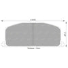 Toyota Corsa EL43 1.5L 5E-FE Brembo Front Disc Brake Pad Set (1990–1994)