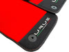 Lamborghini Urus 2018-2024 with Alcantara Leather Red Floor Mats