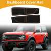 Ford Bronco Accessories 2021-2024 Black Orange 1 Set Dashboard Cover