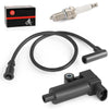 Hisun UTV MSU 400–500 Ignition Coil & Spark Plug w Wire Cap (2009–2016)