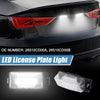 Nissan White LED License Plate Light Assembly