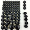 Harley Softail Twin Cam Black ABS Bolt Caps (1984-2006)