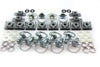 Renault Clio V6 12 x Dzus Moteur Compartiment & Avant Rangement (1998–2005)