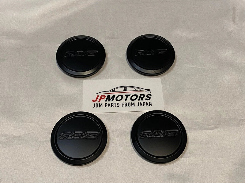 RAYS Volk Racing ZE40 TE37 Ultra Saga Sonic CE28 Matte Black 4PC Center Cap