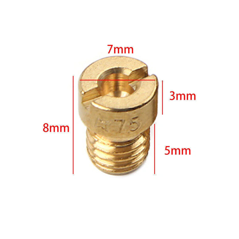 Dellorto Sha Phbg 5mm Replacement Carburetor Jets #75-#102