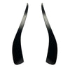 Mercedes Benz W117 CLA250 CLA45 2 x Matte Front Bumper Spoilers (2013-2015)