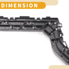 Honda CR-V (2012-2014) 1 x Black ABS RH Side Rear Bumper Support Bracket