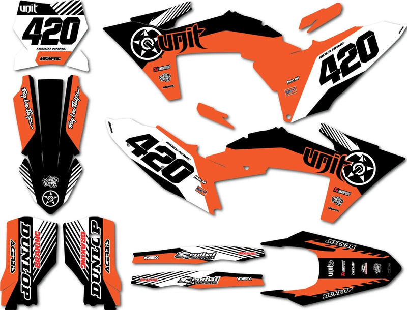 KTM SXF 450 HUSH Style Full Sticker Kit (2023-2025)